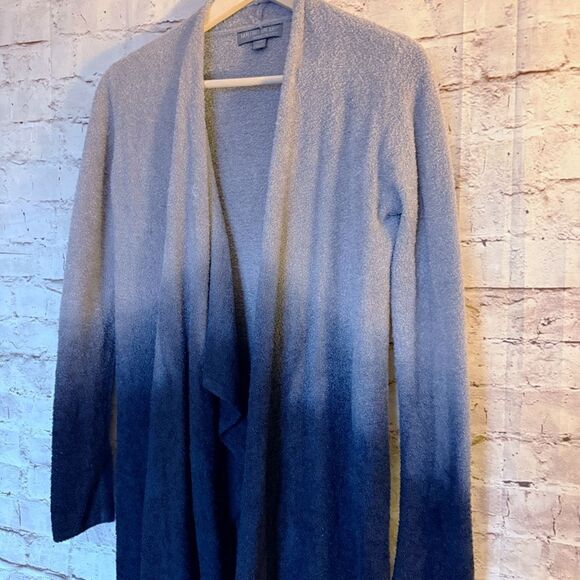 Barefoot Dreams bamboo knit duster cardigan sweater - Picture 3 of 6